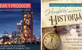 Imagen de la nota: Nuevas muestras en los museos de Loma Negra y Colonia Hinojo