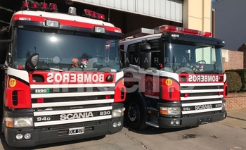 Imagen de la nota: Video: Bomberos realizó un sirenazo