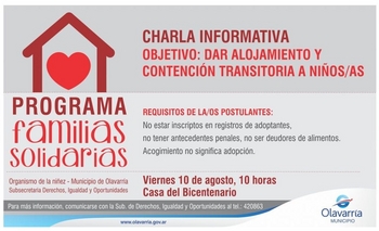 Imagen de la nota: Familias Solidarias busca aplicarse en Olavarría