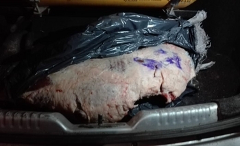 Imagen de la nota: Tenía carne para vender en el baúl: lo infraccionaron