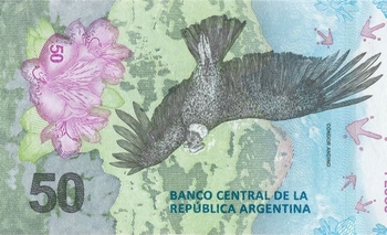 Imagen de la nota: A partir de este jueves habrá un nuevo billete de 50 pesos