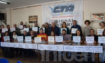 Imagen de la nota: Presentaron la lista de la CTA Regional Olavarría