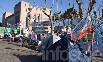 Imagen de la nota: Última jornada de paro con acampe y marcha 