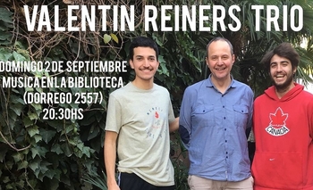 Imagen de la nota: Valentín Reiners Trío en la Biblioteca