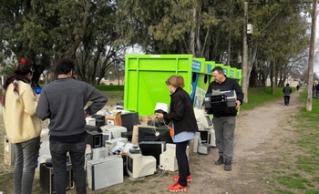 Imagen de la nota: Recolección de basura electrónica en Parque Avellaneda