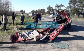 Imagen de la nota: La Plata: un muerto en un terrible accidente sobre ruta 36