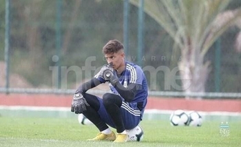 Imagen de la nota: Mateo Clemente volvió a entrenarse con la Selección Argentina