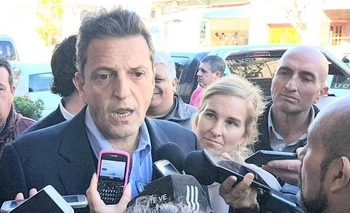 Imagen de la nota: Eduardo Rodríguez, con Sergio Massa en 25 de Mayo