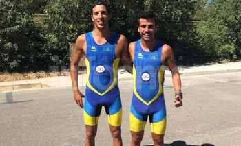 Imagen de la nota: Podio para un olavarriense en un triatlón en España