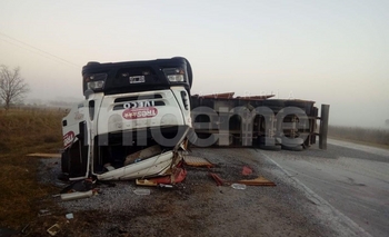 Imagen de la nota: Olavarriense gravemente herido en un vuelco