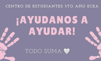 Alumnos olavarrienses juntan donaciones  Imagen de la nota: Alumnos olavarrienses juntan donaciones