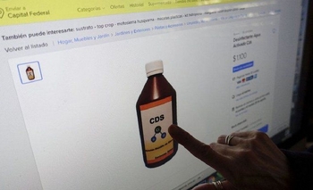 Imagen de la nota: Dieron de baja publicaciones de venta de dióxido de cloro