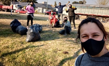 Imagen de la nota: Plogging: la actividad que copó Colonia Hinojo