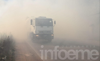 Imagen de la nota: Barrio Pellegrini: principio de incendio complicó el tránsito
