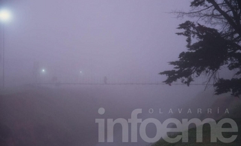 No se ve nada: visibilidad reducida a 20 metros por niebla Imagen de la nota: No se ve nada: visibilidad reducida a 20 metros por niebla