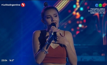 Imagen de la nota: Noche de knockouts para Camila Pereyra en La Voz