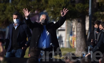 El Presidente llega para la reapertura de Fanazul, cerrada por Macri Imagen de la nota: El Presidente llega para la reapertura de Fanazul, cerrada por Macri