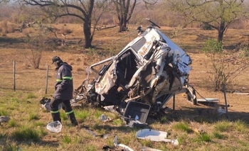 Imagen de la nota: Choque de camiones en Victoria: 2 muertos