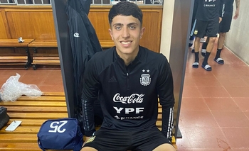 Imagen de la nota: Mendía se vistió de “celeste y blanco” y entrenó en Ezeiza