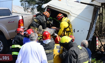 Imagen de la nota: Córdoba: choque en cadena involucró 14 vehículos