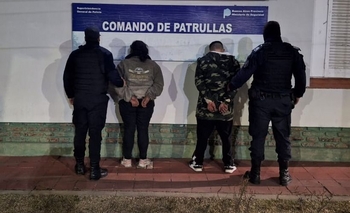 Robaron un tele e intentaron fugarse en un remis pero los atraparon Imagen de la nota: Robaron un tele e intentaron fugarse en un remis pero los atraparon