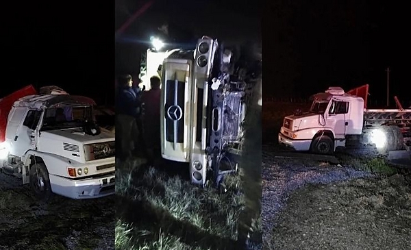 Impactante choque entre dos camiones en la Ruta Nº3 | Infoeme