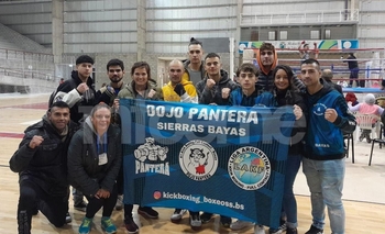 Imagen de la nota: Kickboxing: el team Dojo Pantera estuvo en Tres Arroyos
