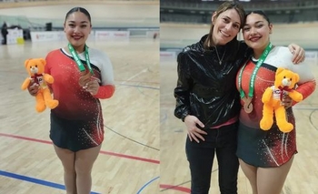 Macarena Zárate, entre las mejores patinadoras del país Imagen de la nota: Macarena Zárate, entre las mejores patinadoras del país