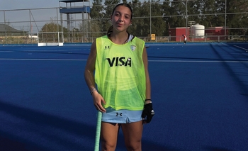 Imagen de la nota: Hockey: Victoria Meira entrenó con las mejores del país