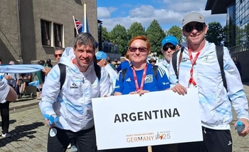 Imagen de la nota: Olavarrienses en lo más alto del podio de los Juegos Mundiales de Trasplantados