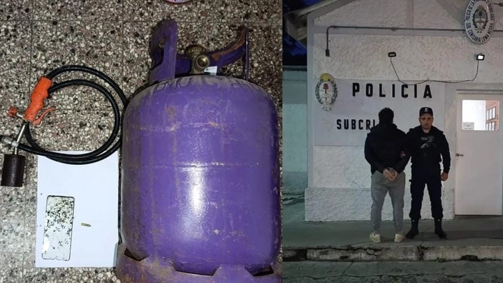 Un detenido por robo de una garrafa y soplete 
