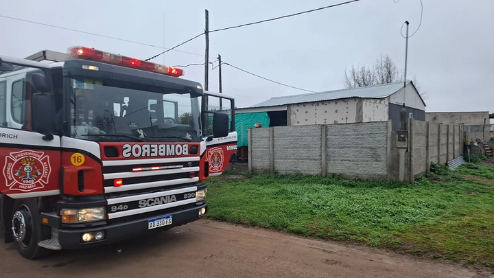 Incendio en una vivienda: una menor fue hospitalizada
