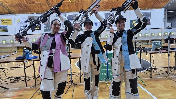 Podios olavarrienses en el Nacional de Armas de Aire