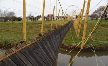 Imagen de la nota: El arreglo del puente colgante costará alrededor de 370.000 pesos