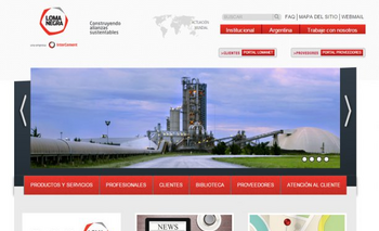 Imagen de la nota: Loma Negra lanzó una nueva web