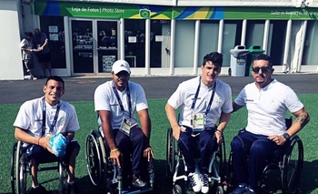 Imagen de la nota: Lucas Díaz Aspiroz en la Villa Paralímpica