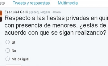 Imagen de la nota: Galli volvió a las encuestas por Twitter