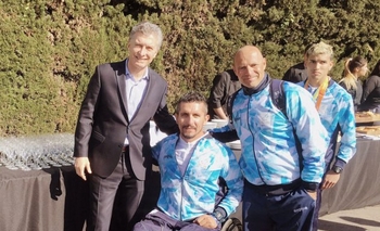 Imagen de la nota: Lucas Díaz Aspiroz con Macri en Olivos