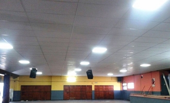 Imagen de la nota: El Fortín cambió el techo del salón de la Urquiza
