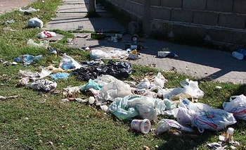 A partir de 7 mil pesos las multas por arrojar basura Imagen de la nota: A partir de 7 mil pesos las multas por arrojar basura