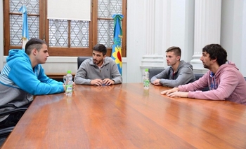 Imagen de la nota: “Juani” y  “Nacho” visitaron al Intendente
