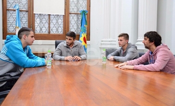 Imagen de la nota: “Juani” y  “Nacho” visitaron al Intendente