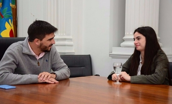 Imagen de la nota: El Intendente Galli se reunió con Rebeca Allen