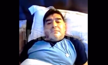 Imagen de la nota: El regalo del 10: Maradona y su saludo a Olavarría