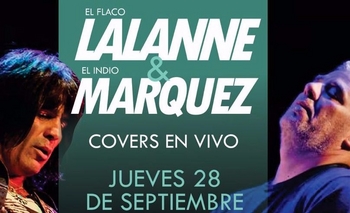 Indio Márquez y Eduardo Lalanne en vivo Imagen de la nota: Indio Márquez y Eduardo Lalanne en vivo
