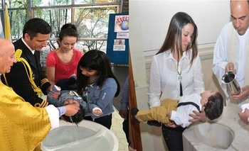 Imagen de la nota: Olavarrienses se convirtieron en ahijados presidenciales