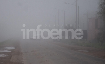 Imagen de la nota: Visibilidad reducida por niebla en la ciudad