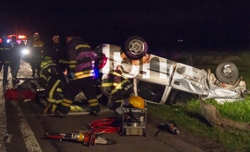 Imagen de la nota: Fatal accidente múltiple en la Ruta 3: un muerto