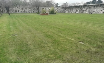Imagen de la nota: Trabajos de mantenimiento en el Cementerio Municipal