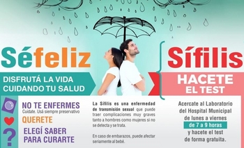 Imagen de la nota: Impulsan campaña de prevención y diagnóstico de Sífilis